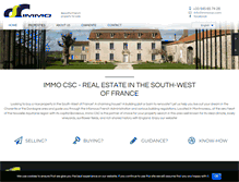 Tablet Screenshot of immocsc.com